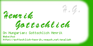 henrik gottschlich business card